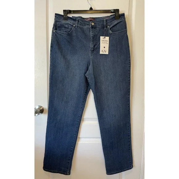 NWT Gloria Vanderbilt Amanda Original Slimming Jean Size 16 - Picture 1 of 10